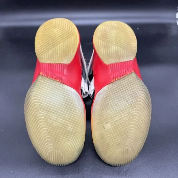 Nike LeBron Soldier 12 White Orange Red Size 6.5Y GUC Basketball AA1352-181 - Picture 6 of 7